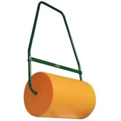 Rouleau à Gazon En PVC Et Brancard En Acier De 50 Cm