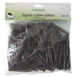 Sachet De 100 Clous En Plastiques Pour Fixation Des Câbles Périmétriques De Robot Tondeuse