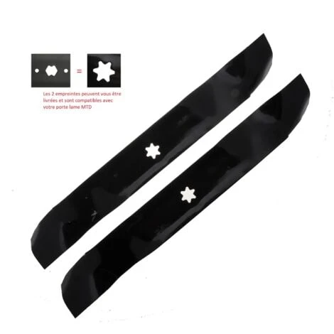 Jeu De Lames Mulching Coupe 107cm Pour MTD Et Toro Remplace 742-0616A – Image 2