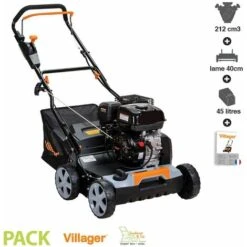 Scarificateur Thermique 212 Cm3 5,4cv Largeur 40 Cm Villager VPS 290