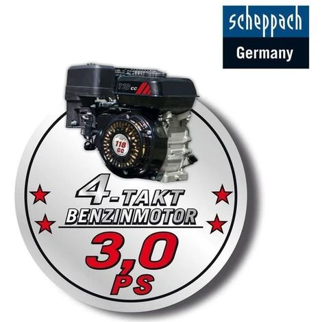 SCARIFICATEUR THERMIQUE DE 40 CM 2200 W MOTEUR À ESSENCE 118CC SCHEPPACH SC40P – Image 2