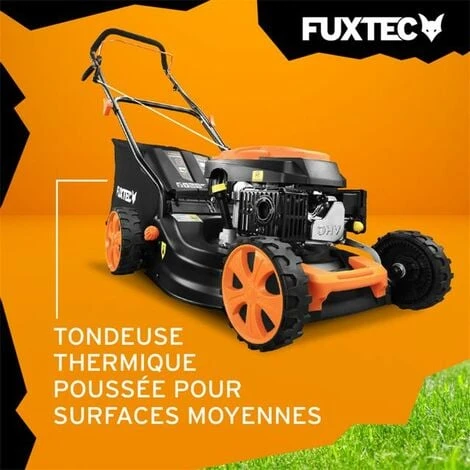 Tondeuse Thermique Poussée 146cm3 Largeur 46cm- FUXTEC FX-RM4646ECO - 3,5 CV 50L – Image 2