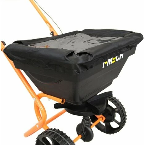 Epandeur Rotatif à Pousser Gazon 25KG Pelouse Contrôle Débit Housse Imperméable Paire De Gants Engrais – Image 3