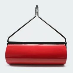 Rouleau à Gazon 100 Cm, Métal Laqué, à Atteler à Un Tracteur Tondeuse