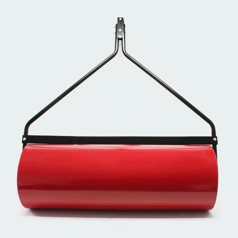 Rouleau à Gazon 100 Cm, Métal Laqué, à Atteler à Un Tracteur Tondeuse