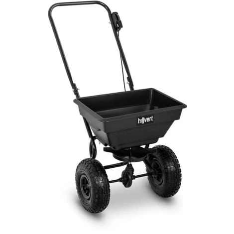 Épandeur Rotatif À Pousser Pour Semences Engrais Sel Sable Contrôle Du Débit 14L