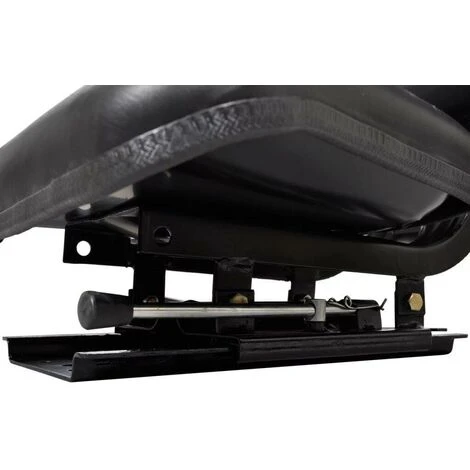 Hommoo Siege De Tracteur Avec Dossier Noir HDV07663 – Image 3