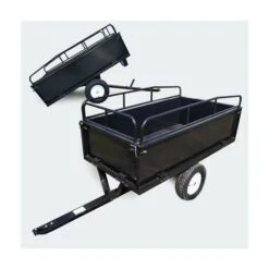 Remorque Pour Tracteur Tondeuse Autoportée Quad Acier