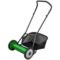 Tondeuse à Main Pelouse - Tondeuse à Main Gazon -5 Lames Solides - Largeur 40cm - Réglage Hauteur - Tondeuse Manuelle