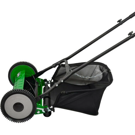 Tondeuse à Main Pelouse - Tondeuse à Main Gazon -5 Lames Solides - Largeur 40cm - Réglage Hauteur - Tondeuse Manuelle – Image 2