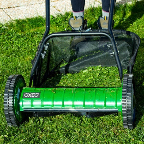 Tondeuse à Main Pelouse - Tondeuse à Main Gazon -5 Lames Solides - Largeur 40cm - Réglage Hauteur - Tondeuse Manuelle – Image 3