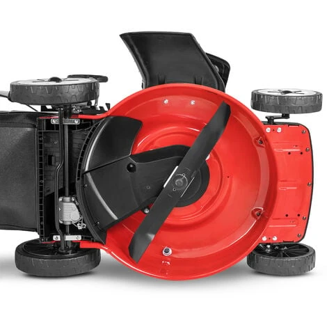 Tondeuse à Gazon à Essence 173cc 7,5cv, 4 Temps Moteur Autopropulsé, Lame Acier Double Tranchant 530mm 21, Système Ramassage Mulching 4-1, Hauteur De Coupe Réglable Et Panier 65L - Greencut GLM880X – Image 3