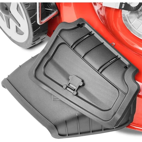 Tondeuse à Gazon à Essence 173cc 7,5cv, 4 Temps Moteur Autopropulsé, Lame Acier Double Tranchant 530mm 21, Système Ramassage Mulching 4-1, Hauteur De Coupe Réglable Et Panier 65L - Greencut GLM880X – Image 4