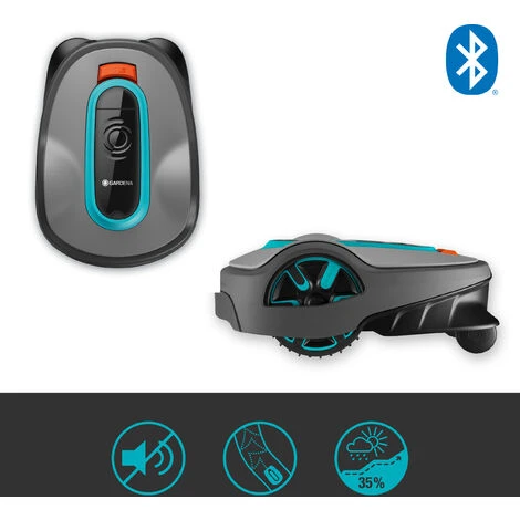 GARDENA SILENO Life 1250. Tondeuse Robot Connectée Bluetooth®. < 1250m². Tond Sous La Pluie. Capteur De Gel. Nettoyage à L’eau. Ultra-silencieuse (15103-26). – Image 2