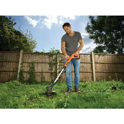 Black & Decker BLACK+DECKER ST1823 Coupe-bordures AFS 18V 25cm Tube Télescopique – Image 3