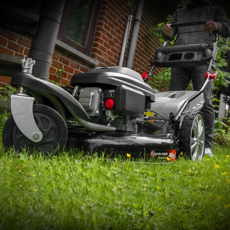 Tondeuse Thermique Tractée 3 Roues 196cc - 55cm - Elem Garden – Image 5