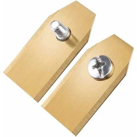 45 X Lames De Couteau En Titane Pour Toutes Les Tondeuses Robotiques Husqvarn/Automower/ Yardforce/Gardena(3g-0.75mm) Avec 45 Vis, Lames De Rechange Pour Modéles 105,310,315,320,420,430x,r40i – Image 4