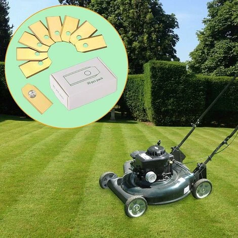 45 X Lames De Couteau En Titane Pour Toutes Les Tondeuses Robotiques Husqvarn/Automower/ Yardforce/Gardena(3g-0.75mm) Avec 45 Vis, Lames De Rechange Pour Modéles 105,310,315,320,420,430x,r40i – Image 3