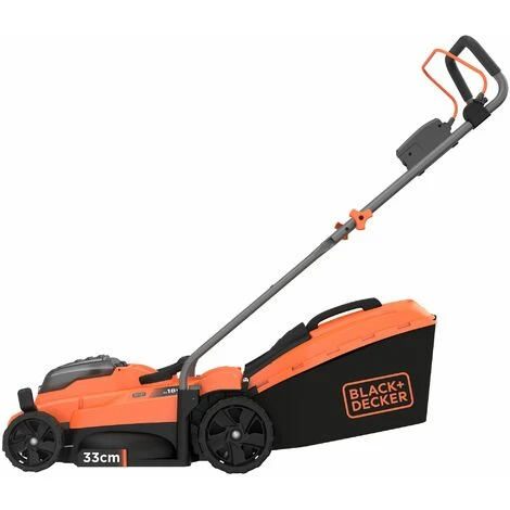 Black & Decker Tondeuse 33cm - Sans Fil LITHIUM 18V - Sans Batterie BLACK+DECKER BCMW3318N-XJ – Image 2