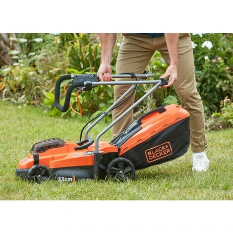 Black & Decker Tondeuse 33cm - Sans Fil LITHIUM 18V - Sans Batterie BLACK+DECKER BCMW3318N-XJ – Image 5