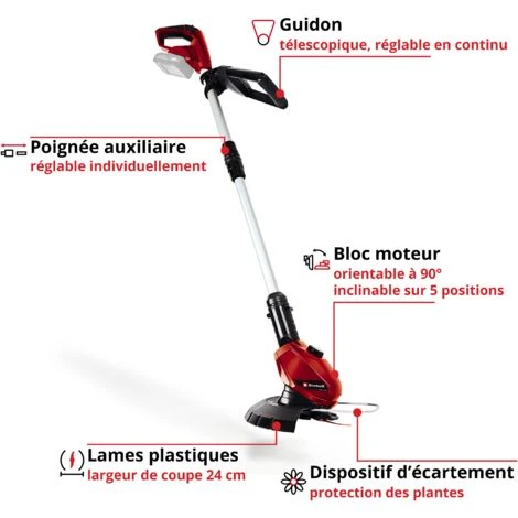 Einhell Coupe Bordures Sur Accu GE-CT 18 Li SOLO – Image 2