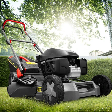 Tondeuse Thermique Tractée 167CC Avec Moteur Honda, Mulching Et éjection Latérale - Gardeo Pro – Image 5