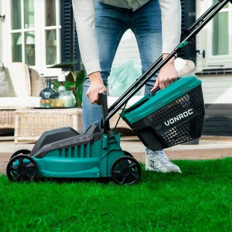 Set Tondeuse à Gazon 1300W Largeur De Coupe 32cm – Débroussailleuse 300W Diamètre De Coupe Ø230mm – Image 3