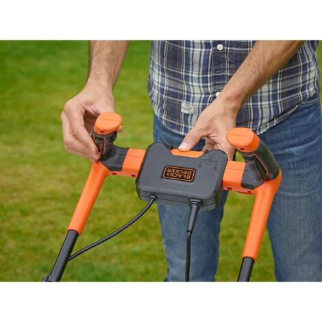Black & Decker Tondeuse électrique 1200W BLACK+DECKER Largeur Coupe 32cm BEMW451BH-QS Surfaces Jusqu'à 300m² – Image 4