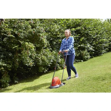 FLYMO Tondeuse électrique Sur Coussin D’air Turbo Lite 250 - 1400W / Largeur De Coupe 25cm / 4 Hauteurs De Coupe / Technologie Coussin D’air / Guidon Repliable (967909462) – Image 3