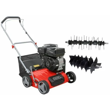 Scarificateur Démousseur Thermique 212 Cm3 Largeur 40 Cm Profondeur Réglable DUNSCH DU81212-40A – Image 2