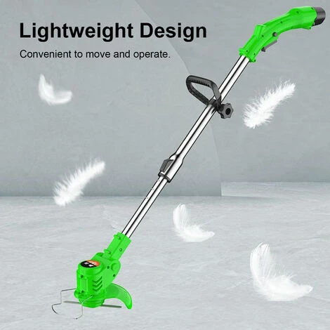 Coupe-herbe électrique 24V Tondeuse à Gazon Portable Rechargeable à Usage Domestique Tondeuse De Branches D'herbe Portable Sans Fil Pour L'élagage/la Tonte De La Cour De Jardin,Prise UE – Image 5
