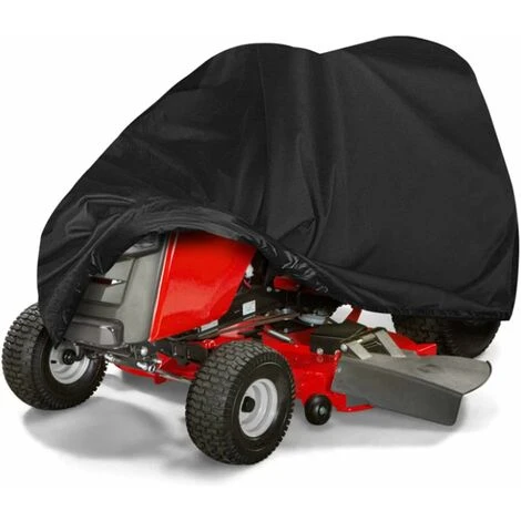 RHAFAYRE Housse De Protection Housse De Rangement Pour Pelouse Tracteur, Etanche Anti-Poussière Housse Pour Tondeuse Auto-portée Extérieure Housse De Tracteur De Pelouse-182 111 116cm