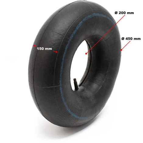 Lot 2 Chambres Air Autoportée 18x6.50-9.50-8 20x8.00-10.00-8 Valve Droite Gazon – Image 2