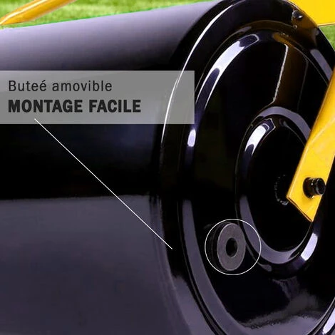 Rouleau à Gazon - Rouleau De Jardin - Volume 65 L - 90 Cm - Vert - MaxxGarden – Image 5