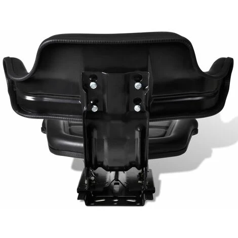 Siège De Tracteur Avec Dossier Noir – Image 4