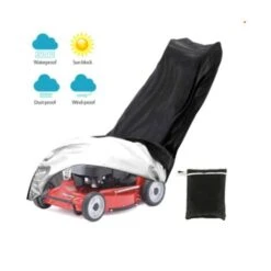 Housse Universelle Pour Tondeuse à Gazon, 193 × 112 64 Cm - Stable Et Robuste 210D Oxford - Imperméable, Anti-poussière, Anti-UV Et Anti-intempéries