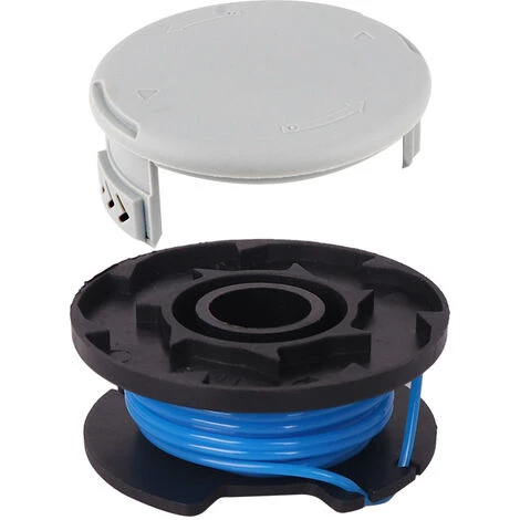 10 Paquets Bobine De Rechange Pour Coupe-bordure Pouce Pour Ryobi , Compatible Avec Ryobi One + AC14RL3A, Coupe-fil Sans Fil , 8 Bobines + 2 Capuchons De Coupe – Image 3