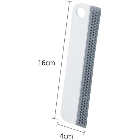 Silicone Souple Verre Essuie-glace Grattoir Cuisine Salle De Bain Verre Outils De Nettoyage Pour Voiture Miroir Nettoyant Raclette Fenêtre Nettoyage Brosse Blanc Gris