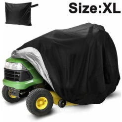 Housse De Tondeuse à Gazon - Housse De Tracteur S'adapte Aux Ponts Jusqu'à 54 Housse De Rangement En Polyester Oxford 210D Robuste, Ajustement Universel Avec Cordon De Serrage Et Sac De Rangement Pour
