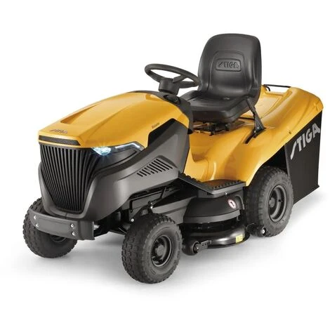 Tracteur-Tondeuse à Hautes Performances Équipé D'un Puissant Moteur Bicylindre STIGA ST 600 De 586 Cm³ , ESTATE 7102 W - STIGA – Image 2