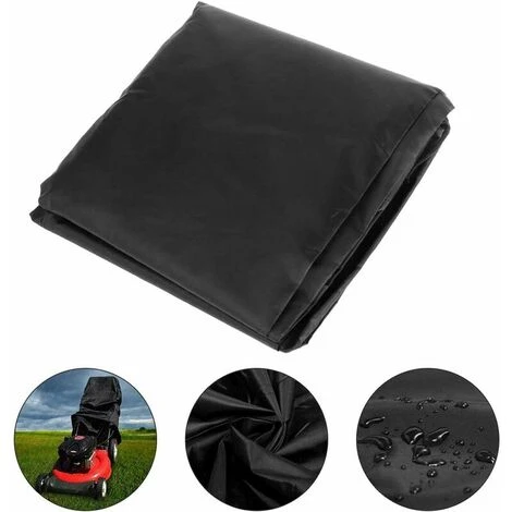Housse De Tondeuse à Gazon,Housse De Tondeuse 190T Avec Cordon De Serrage Et Sac De Rangement Pour Extérieur/intérieur,étanche, Anti-poussière,Anti-UV,187.9699 63.5 Cm – Image 4