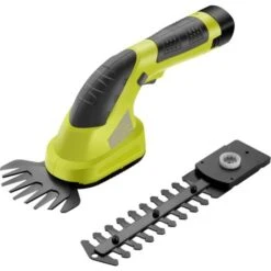 DEWINNER 2 En 1 Cisailles à Gazon,Batterie 7.2V, Largeur De Lame De 100, Pour Couper Les Haies, Les Pelouses, Comprend Un Tailleur Portatif, Une Batterie Et Un Chargeur