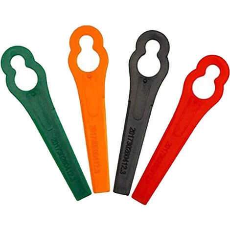 DHKLFA Lot De 100 Lames En Plastique De Rechange Pour Coupe Bordure Florabest LIDL FRTA 20 A1,FAT 18B3, FRT18A – Image 2