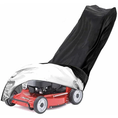 Housse De Protection Pour Tondeuse à Gazon 210D En Tissu Oxford Pour Tondeuse à Gazon, Housse De Protection Pour La Plupart Des Modèles De Tondeuses à Gazon,noir,19311264cm