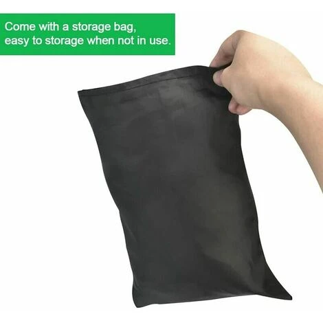 Housse De Protection Pour Tondeuse à Gazon 210D En Tissu Oxford Pour Tondeuse à Gazon, Housse De Protection Pour La Plupart Des Modèles De Tondeuses à Gazon,noir,19311264cm – Image 4