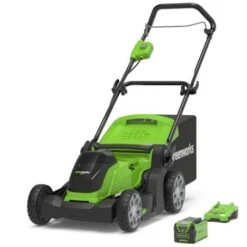 Greenworks 40V Tondeuse 41 Cm - Avec Une Batterie 2.5 Ah Et Chargeur Vert