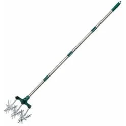 Scarificateur émietteur 3 Roues - Suan - Manche Télescopique - Dimensions : 180 X 15 X 13 Cm