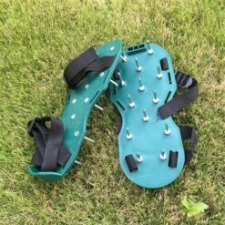 RAINBOW Ripper Shoes, Garden Mile Garden Lawn Aerator Shoes Aérateur De Pelouse Manuel Avec 13 Clous De 5,7 X 13 Cm Et Fixations Paire De Sandales Universelles Pour Aérateur De Pelouse