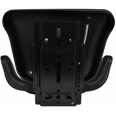 Siège De Tracteur Avec Dossier Noir – Image 5