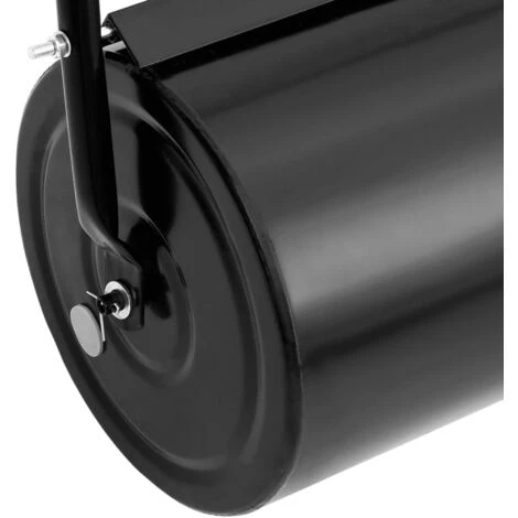 Rouleau à Gazon De Jardin Avec Poignée Noir 42 L Fer Et Acier VidaXL – Image 4